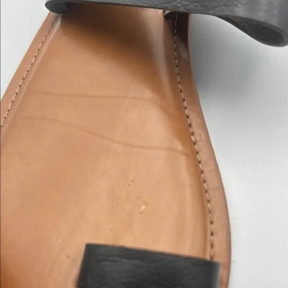 Universal Thread Black and Brown Sandals Minimalist Design Size 9 - Picture 4 of 4